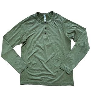 Lululemon Men Green Long Sleeve Shirt Size Small